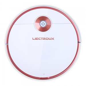 LIECTROUX T6S Robot Vacuum Cleaner, Smart Mapping, with Memory, WiFi App & Voice Control, 4000Pa Strong Suction, Dry & Wet Mopping, Suit for Pet Hair, Home Floor & Carpet Cleaning, Disinfection
