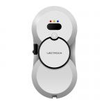 Liectroux HCR-10 Window Cleaning Robot with Ultrasonic Water Spraying, AI Routing,Dual-disk Simulated Twisting and Mopping,6.8cm Compact Body,Brushless Motor,30ml Water Tank,UPS Power-off Protection,200kgf Safety Rope
