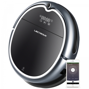 WIFI APP, 2D Map Navigation & Smart Memory Robot Vacuum Cleaner Q8000