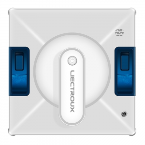 Window robot vacuum cleaner Liectroux YW509, double water spray,laser sensor, anti-fall,smart glass wet mop,home floor windows wall cleaning robot,brushless motor,rimless working,AI map route